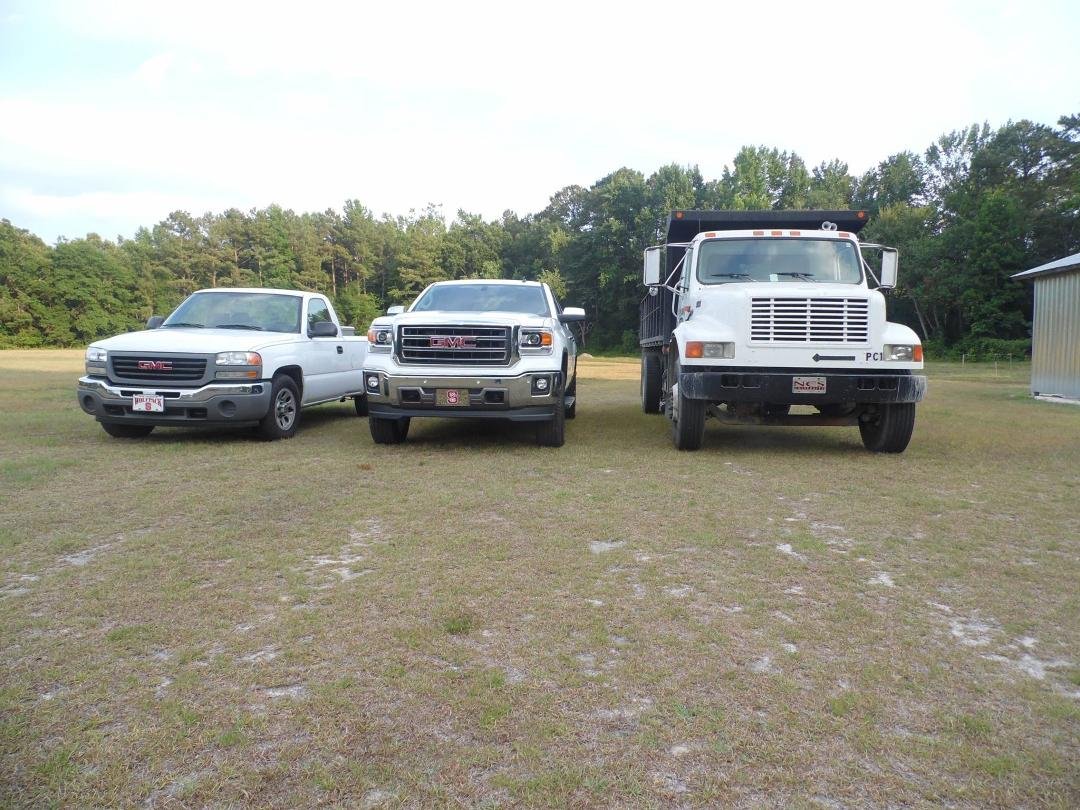 These trucks for hire mainly the big one.