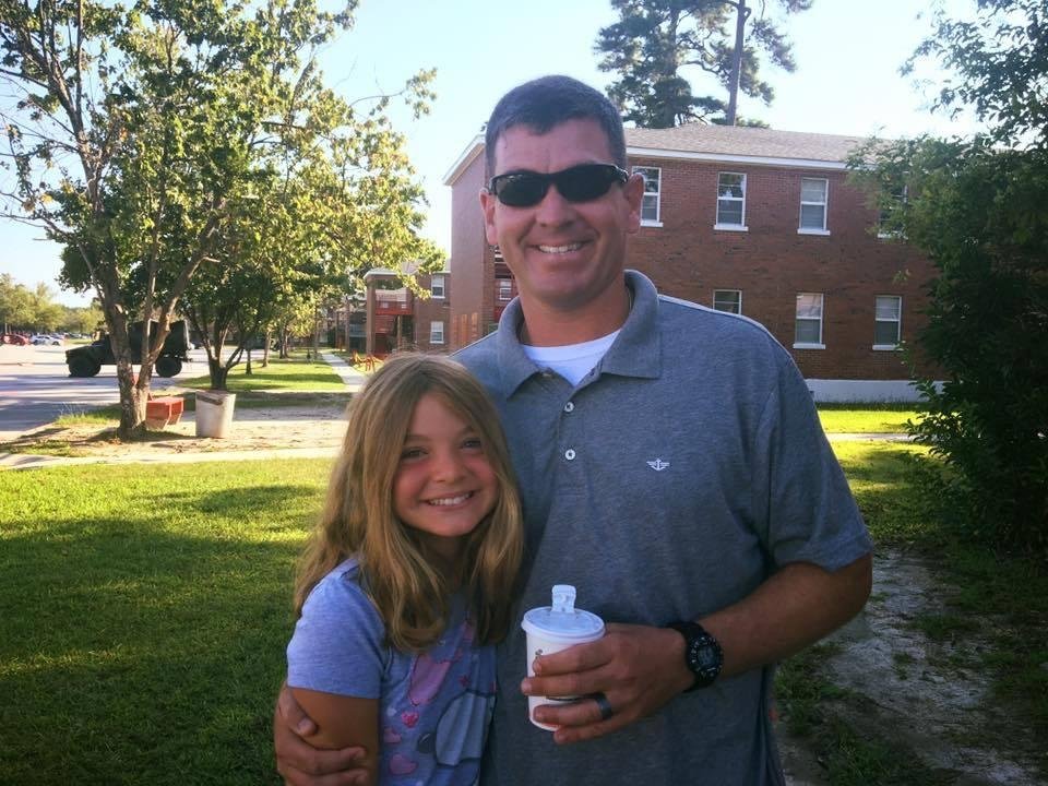 Dustin with precious Payton...