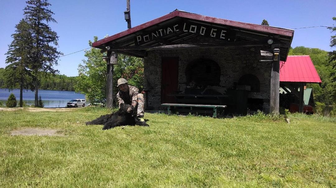 Last week in Quebec, Went bear hunting, fishing and riding four wheeler s all week long. No electric, no cell phones: a great time.