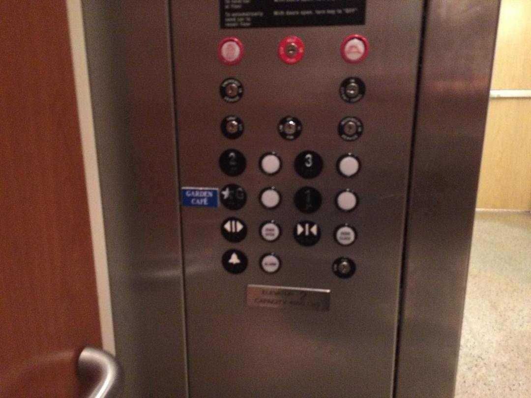 So last week in the hospital with Fran, I rode the elevator a couple of times. I noticed the button that indicates the floors had been worn down by pushing. Trouble is, it is not the button that activates the elevator.