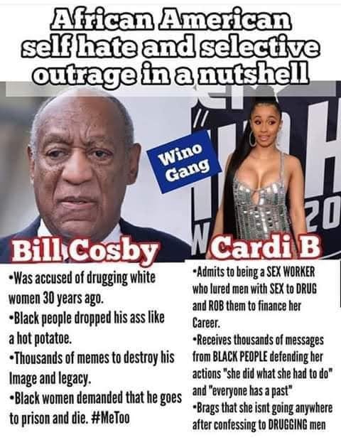Never defended that rascal. In fact i got massive hate when i said "If he going to jail then so should she".
Never ceases to amaze me...we will praise a Hyena 8468 but condemn a Role Model and an inspiration to 1000s.