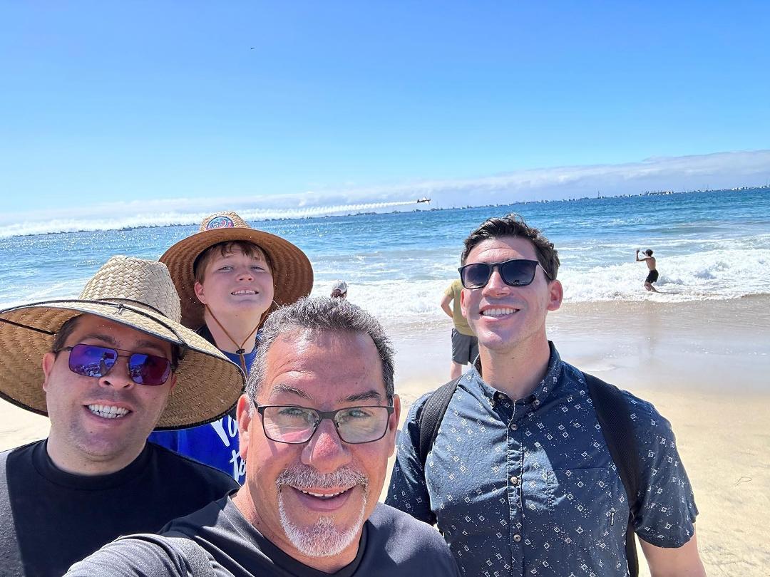 Me and the boys at the Air Show
