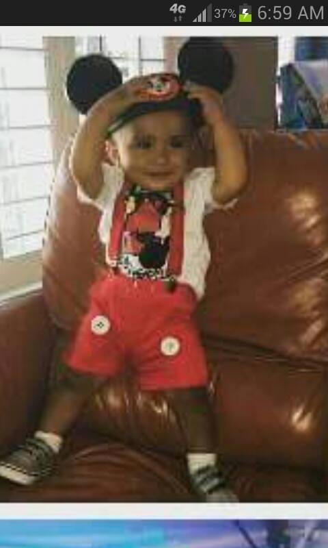 Happy birthday to our  great grandson Mason J Casillas 1yr today. Grandma & grandpa  love you so much :-)!!