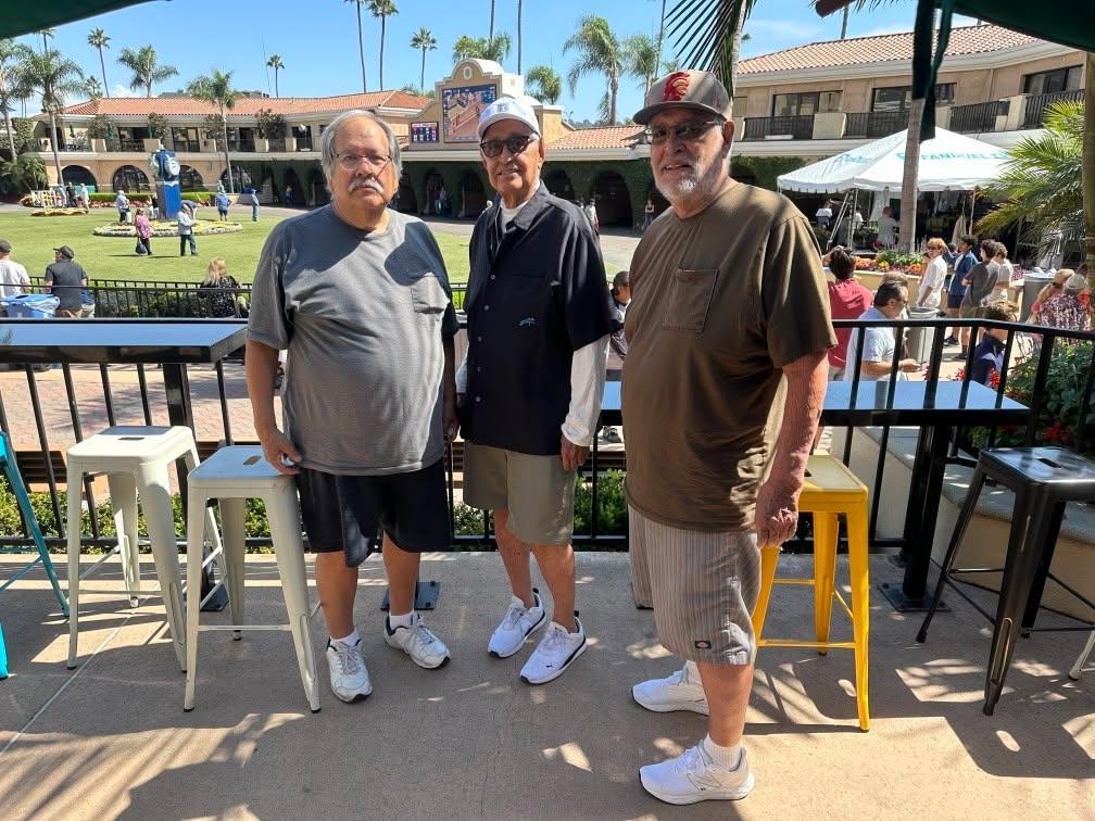 Three amigos at Del Mar