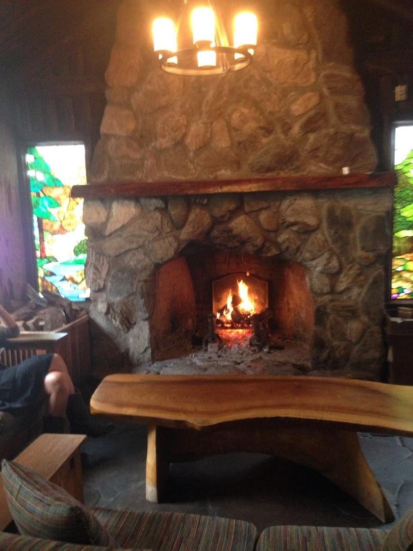 Stopped for Breakfast in Big Sur, at River Inn.