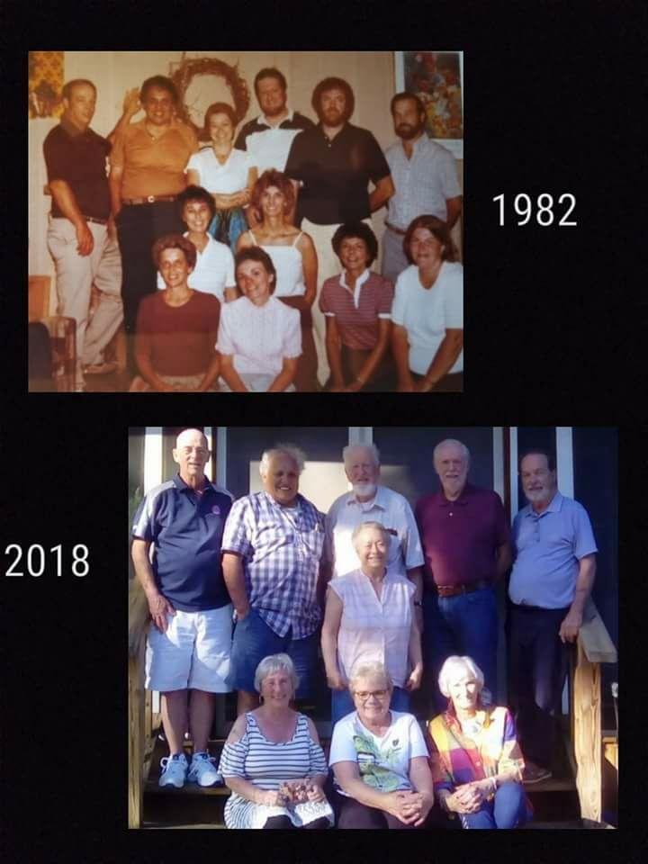 Then and now!