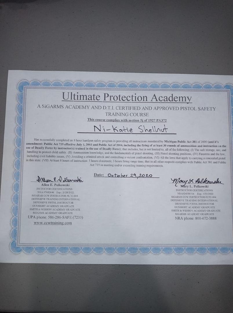 I'm so proud of myself for completing the course and passing