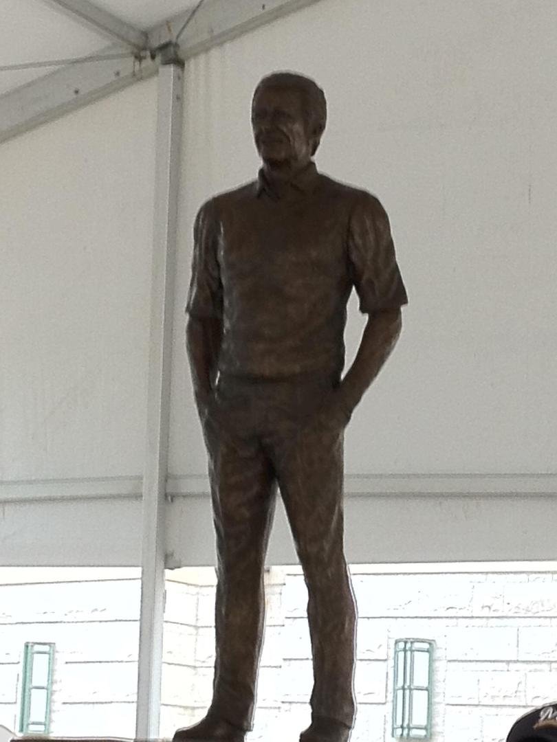 Bob Uecker statue outside Miller Park