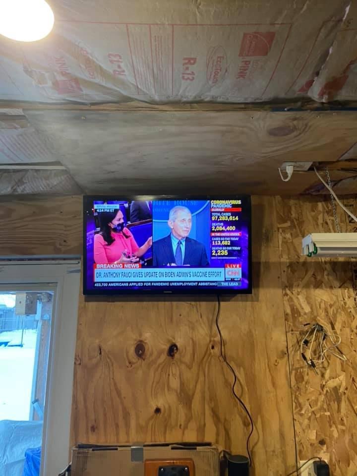TV for work shop