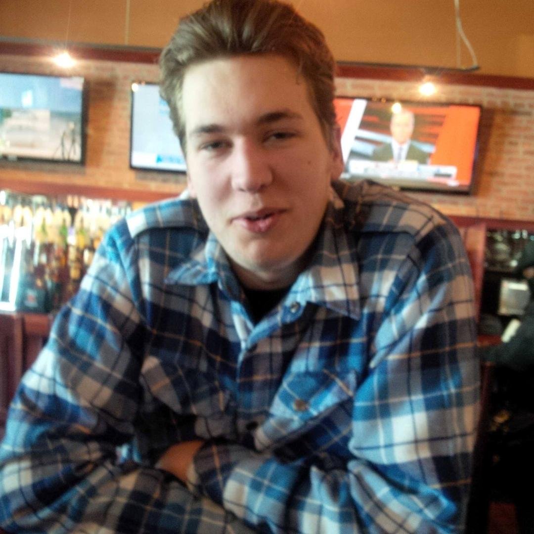 Having a beer with my son Zach!