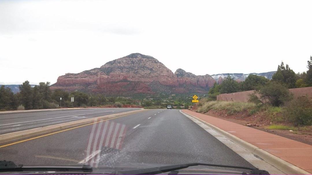 Sedona look no rain