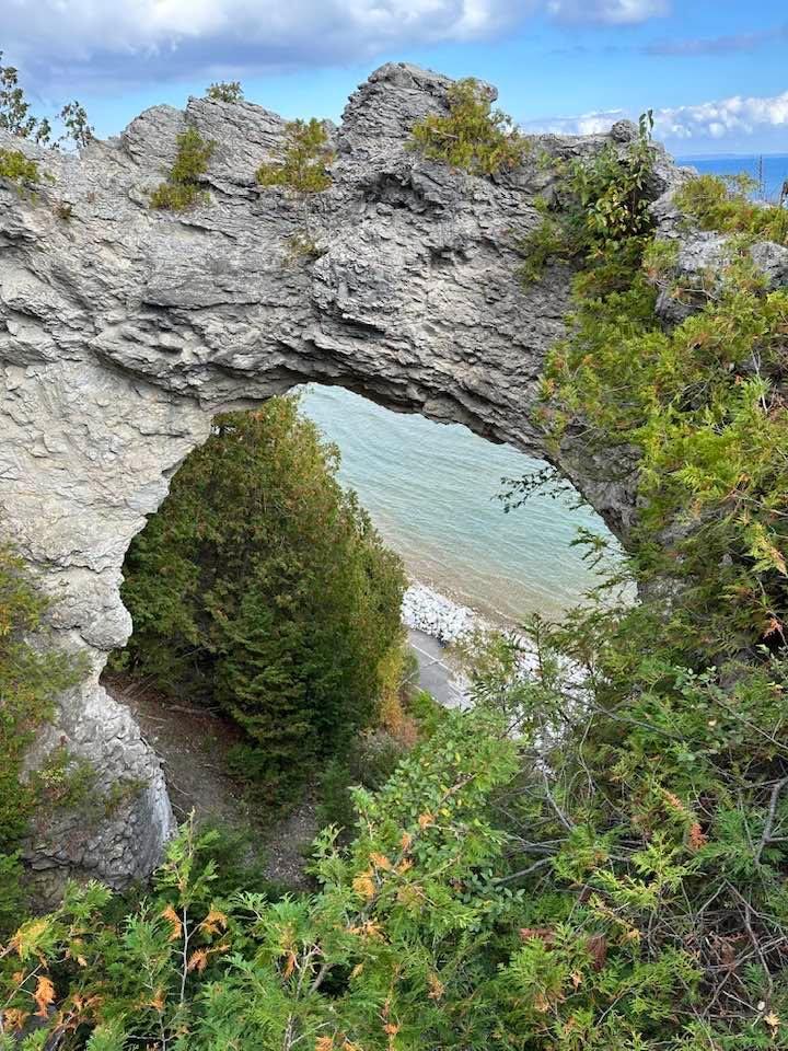 Arched rock