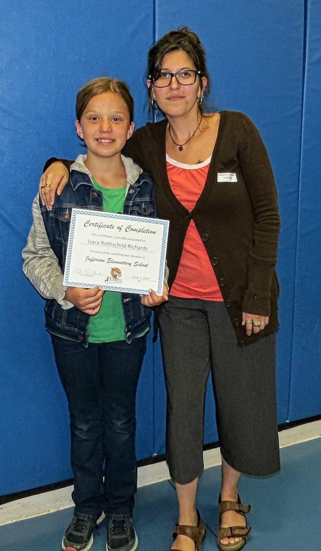 Proud mom (our daughter Aymee) with Isara.