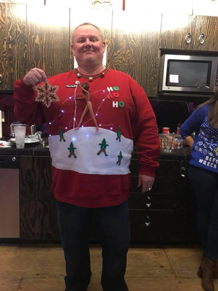 Won the second annual Cathexes Christmas ugly jumper contest!!!