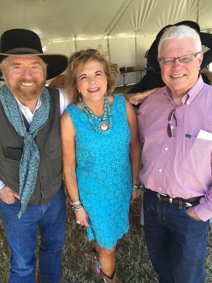 With Michael Martin Murphy at the kla luncheon before symphony in the flint hills
He is a wonderful and extremely knowledgeable man