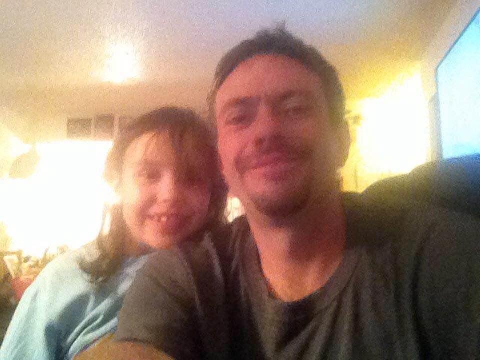 My baby girl and me. The dynamic duo.