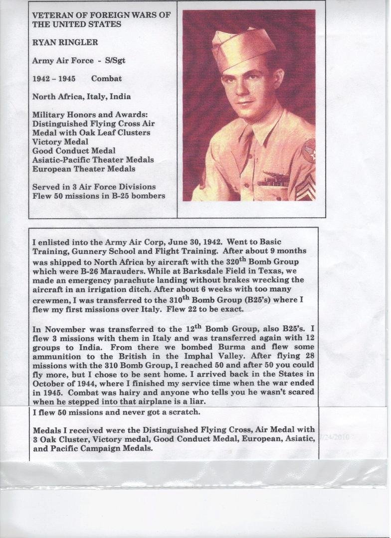 Thank you Dad for serving. I will always miss you.