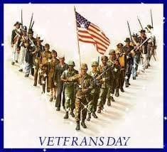Happy Veteran's Day to all my fellow Veteran's and a Humble Thank You For You Service to all those who continue to serve!!!