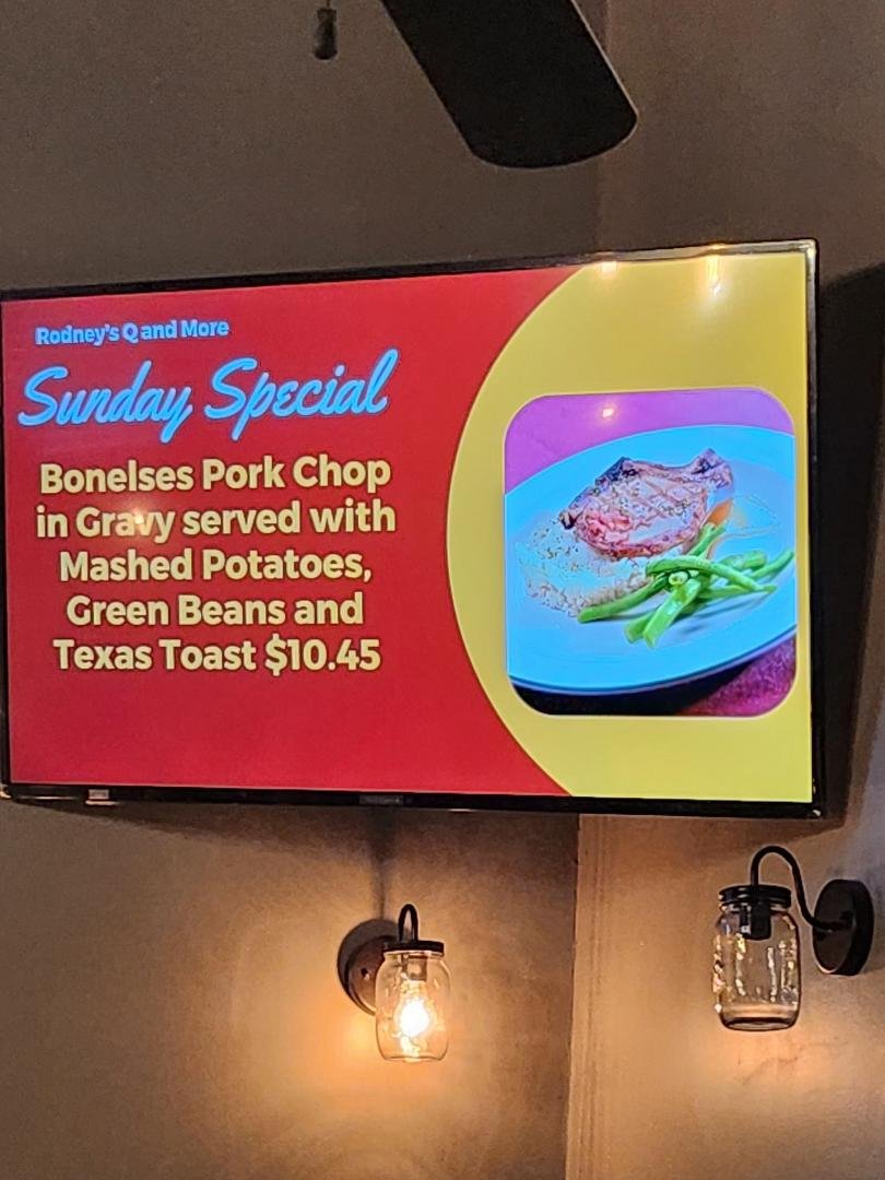Bonelses... great food, even if it's spelt wrong.