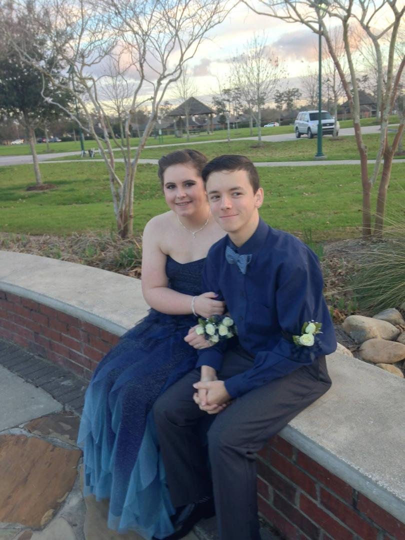 Grandson Payton and girlfriend Maddy on way to Twerp