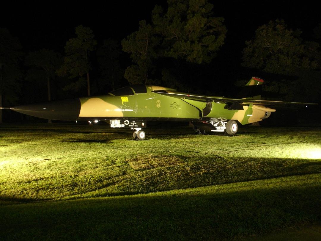 68-0039 "The Baghdad Express" at night.