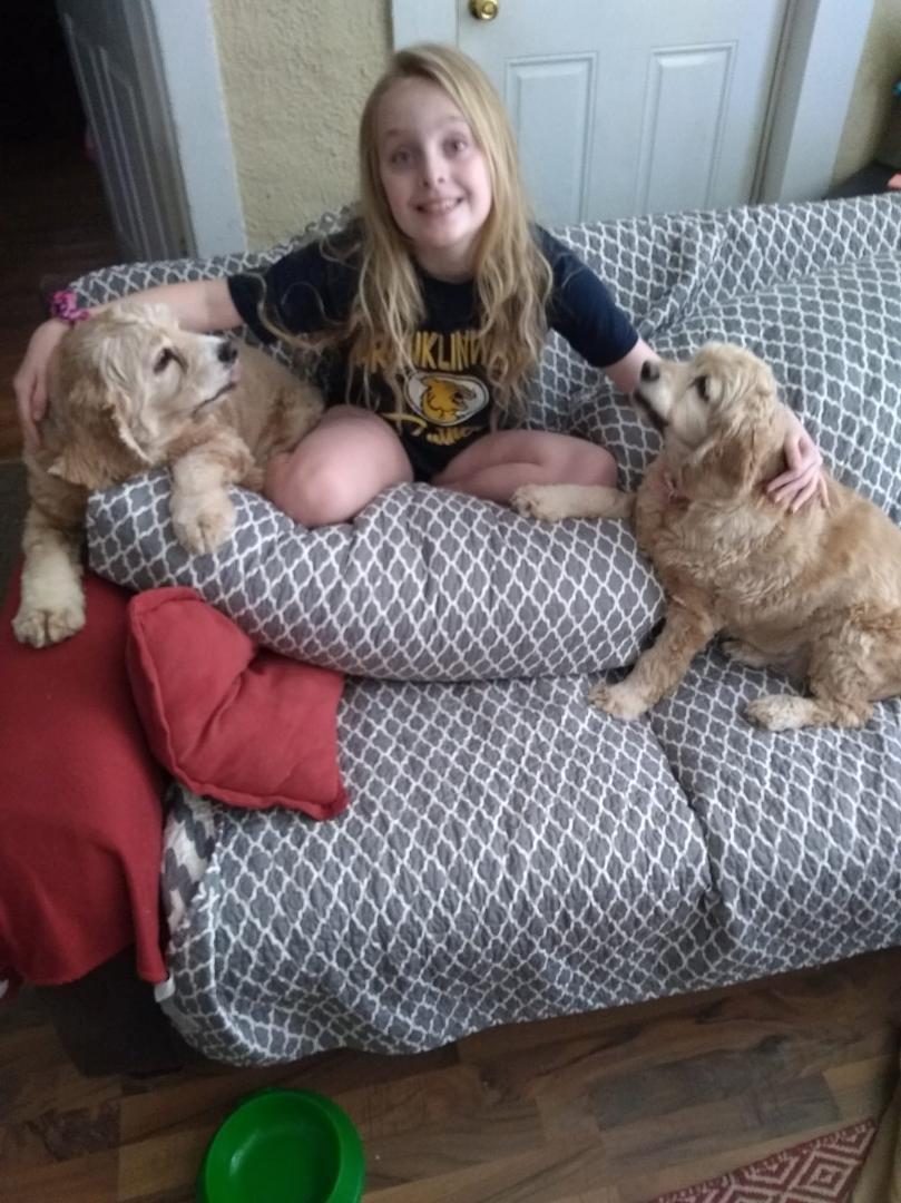 Dani & she says her dogs but Grammy babies