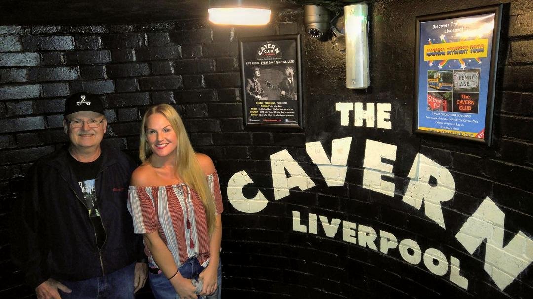 Down the stairs to The Cavern Club.