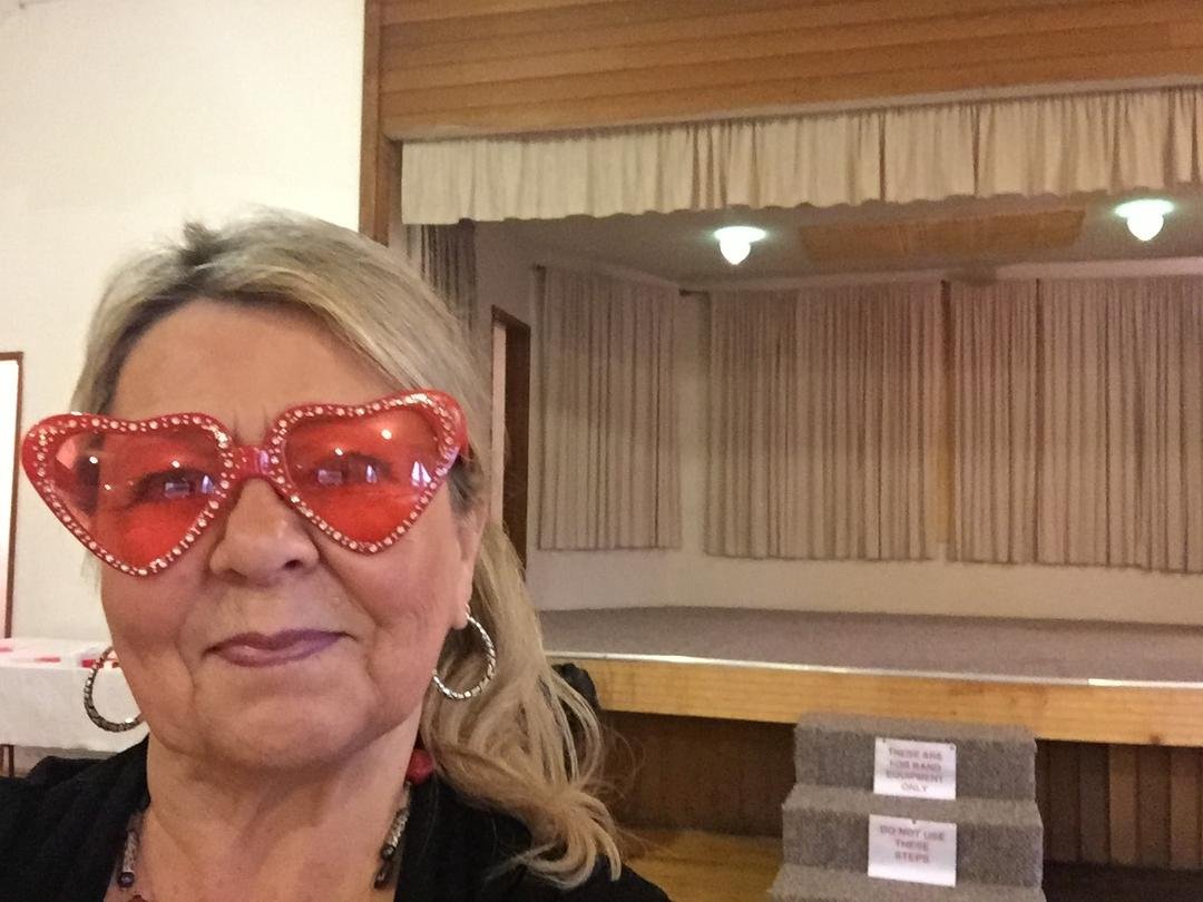 OK friends, tonight is our Valentines dance and the life music starts on that stage behind me at 7 PM until 11 PM with classic country music by Boot Hill Express! Bring your favorite beverage and snacks and join us at 13301