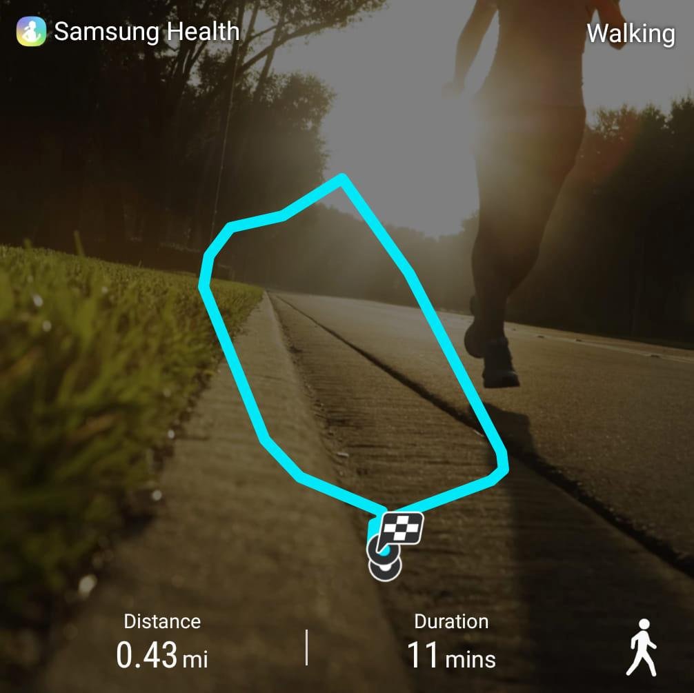 Even cold,I didn't let the cold stop my walk. Woot...