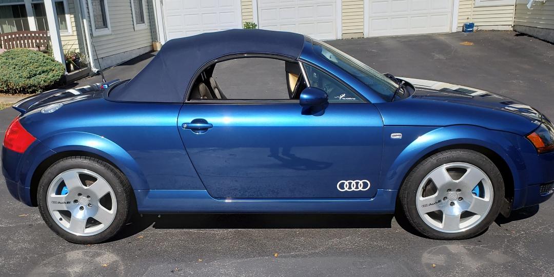 New to the group. Saying hey. Bought my first TT in recently and I'm amazed at how it performs. This is a 2003 mk1 8n with fewer than 50,000 mi. It is completely stock but I'm considering a stage 1 tuning however many say t