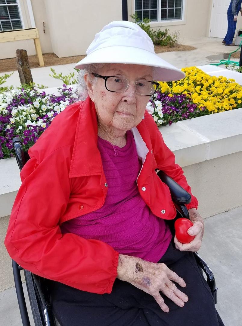 Our sweet and precious Mom, Grandmom, and Great Grandmom went to be with Jesus last Friday night, May 25th. She suffers no more. She is rejoicing now in Heaven with my Dad. We all love you so much, Mom, and will miss you
