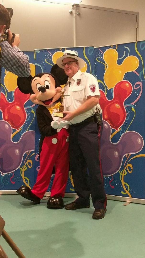 So this happened today, 25 years with the mouse.