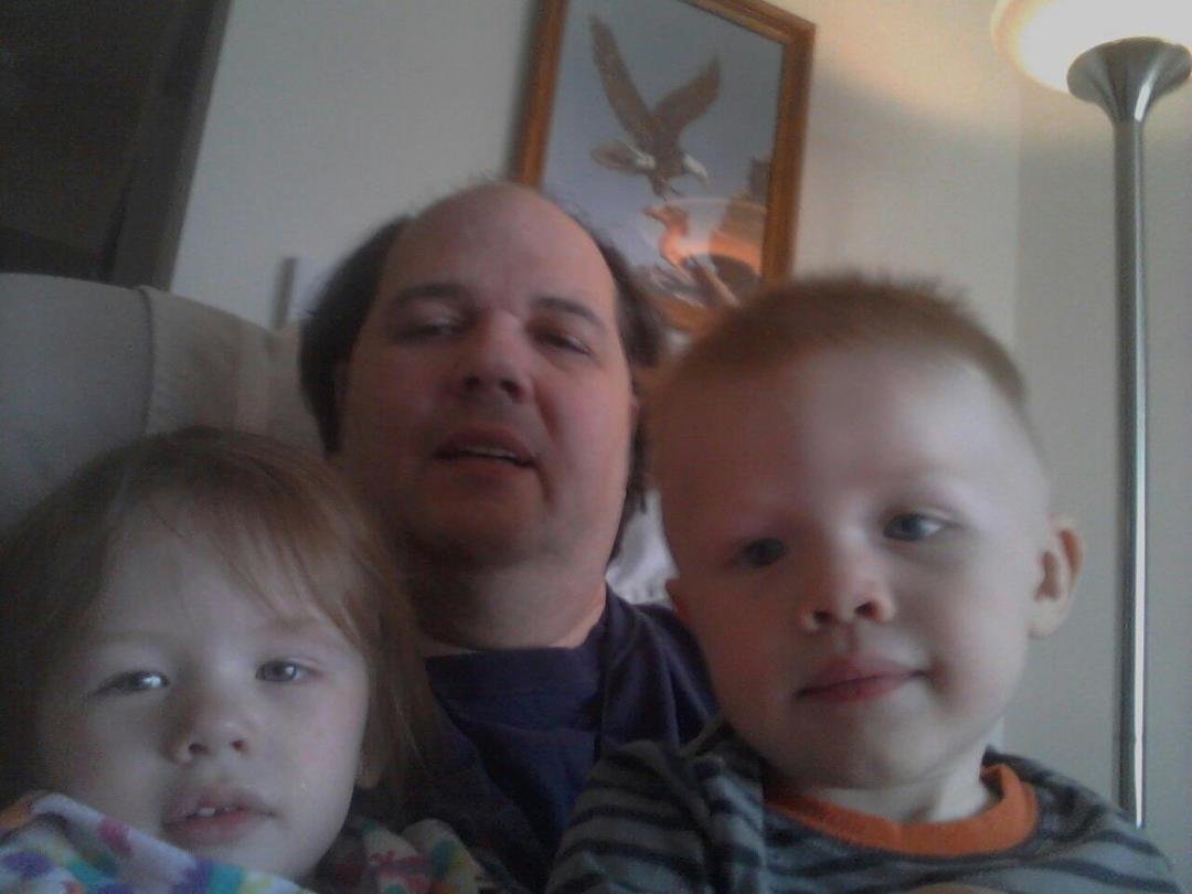 Hanging out w/grandkids