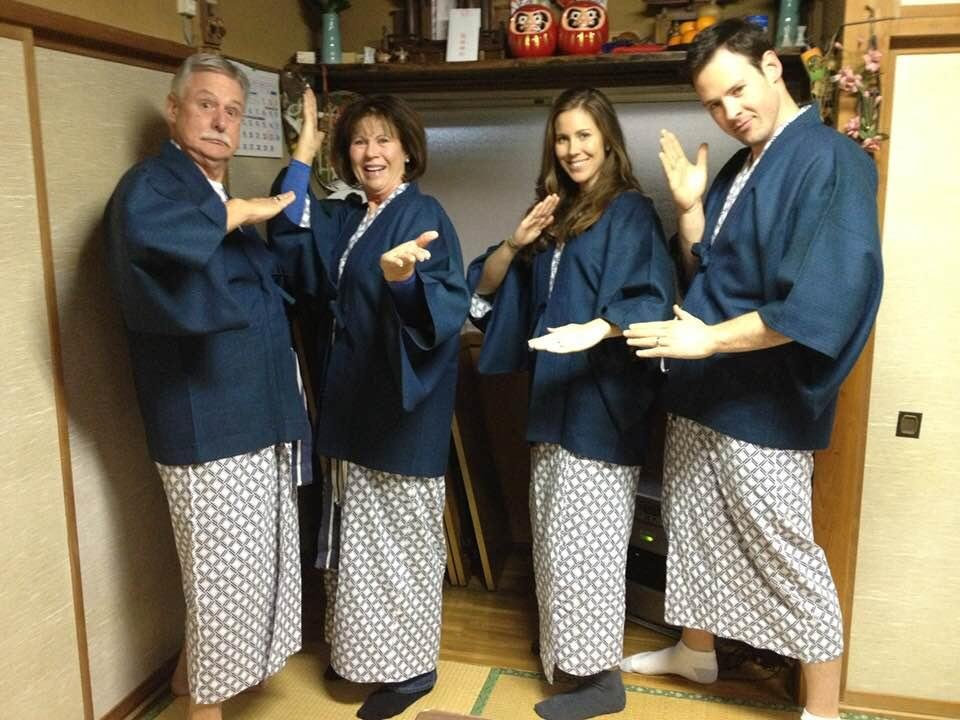 5 yrs ago, on Thanksgiving Day, we were in Japan... fitting in , as usual!😄👍👏🎉😍