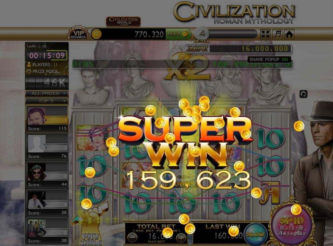 richard michael's album, Civilization Slots Casino Photos