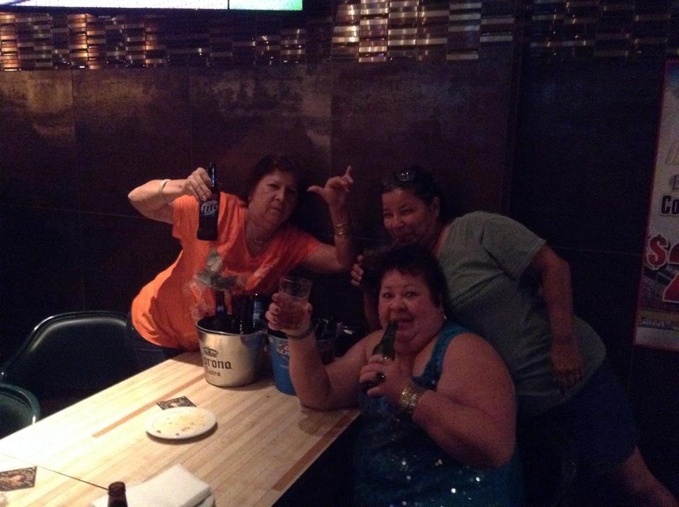 Having a good time with 3 of my sister's, I wish my other sister wasn't sick