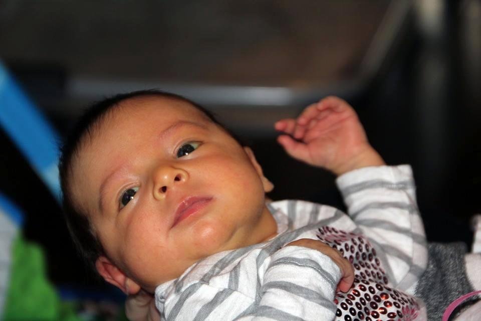Avery at 7 weeks. So cute!