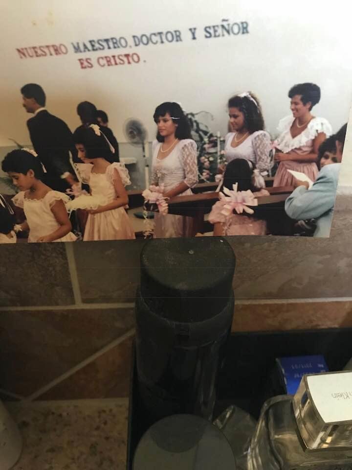 TB Pilar’s wedding, all nieces Vanesa, Carmen Rosa, RosaLinda & Nora, maid of Homor Elba Figueroa.😱😍🇵🇷
