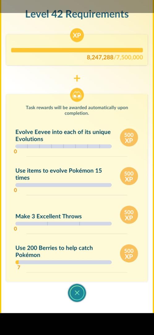 My task now i hit level 41
Excellent are going be hard