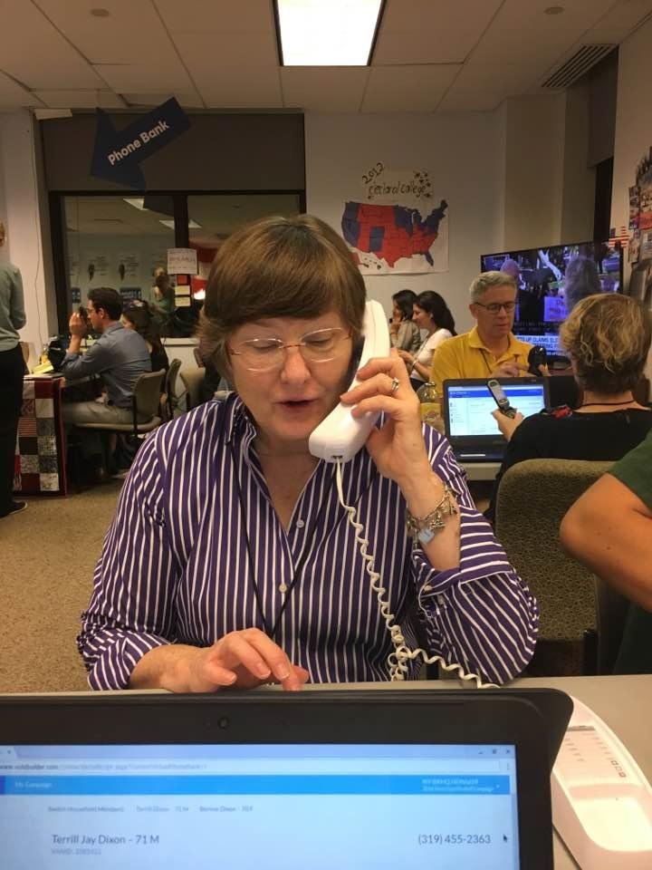 Working the phones at Hillary Clinton's Brooklyn HQ...felt good !!!