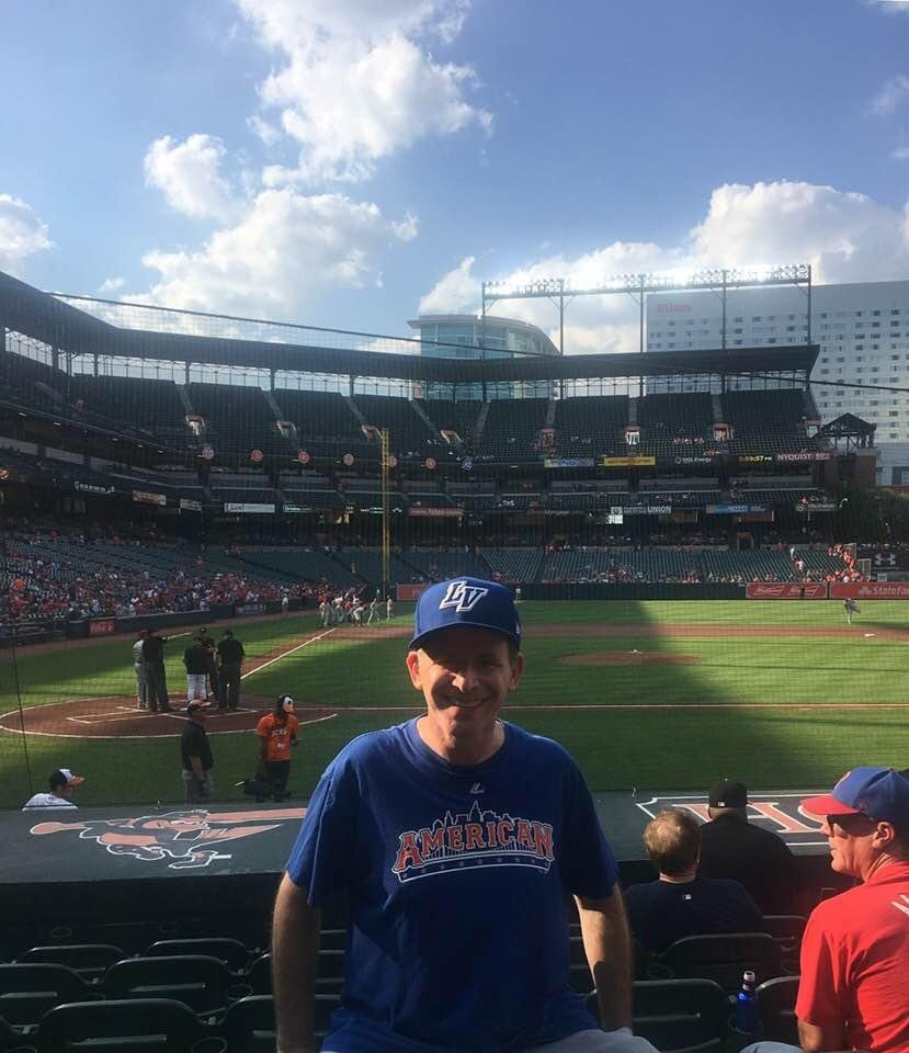 Camden yards with a ton of Phillies fans.