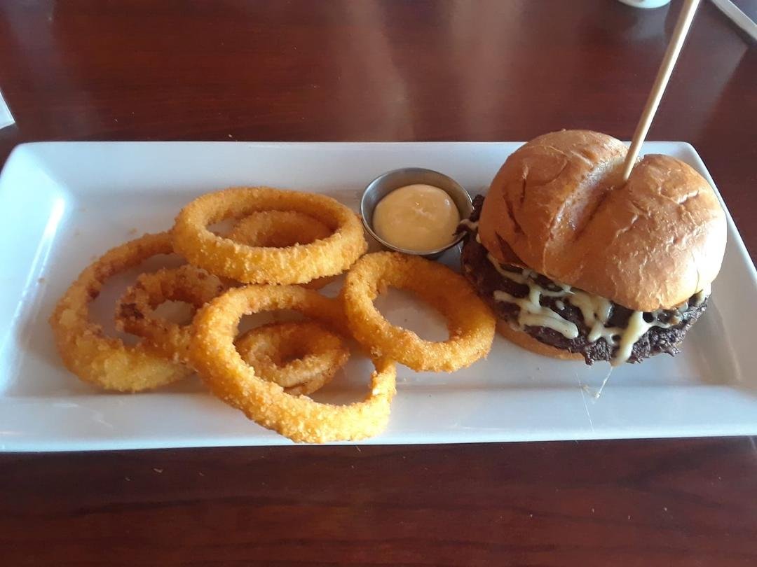 Saved the best for last. Mushroom Swiss Burger. Last of the free birthday deals.