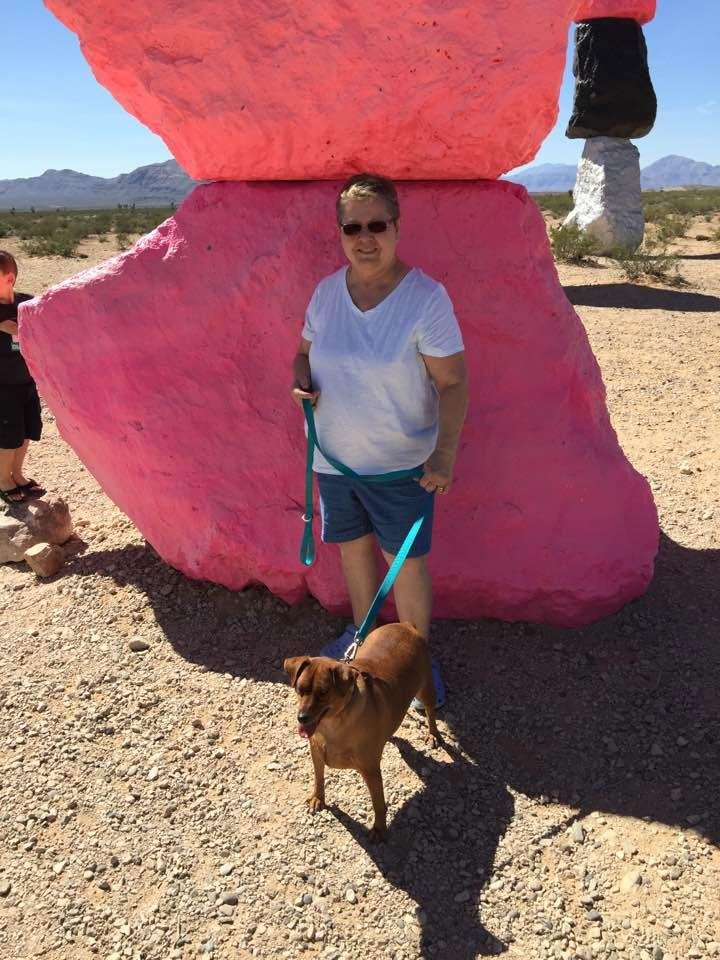 Me and Tank at 7 magic mountains.
