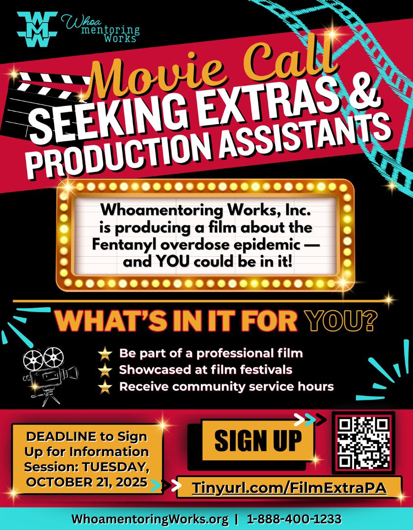 ARE YOU A HIGH SCHOOL STUDENT WHO WOULD LIKE TO BE INVOLVED IN A LOCAL MOVIE PRODUCTION, EITHER BEHIND THE SCENES AS A PRODUCTION ASSISTANT OR AN EXTRA, OR MAYBE YOU WOULD LIKE TO HAVE AN INCREDIBLE EXPERIENCE OF WORKING WI