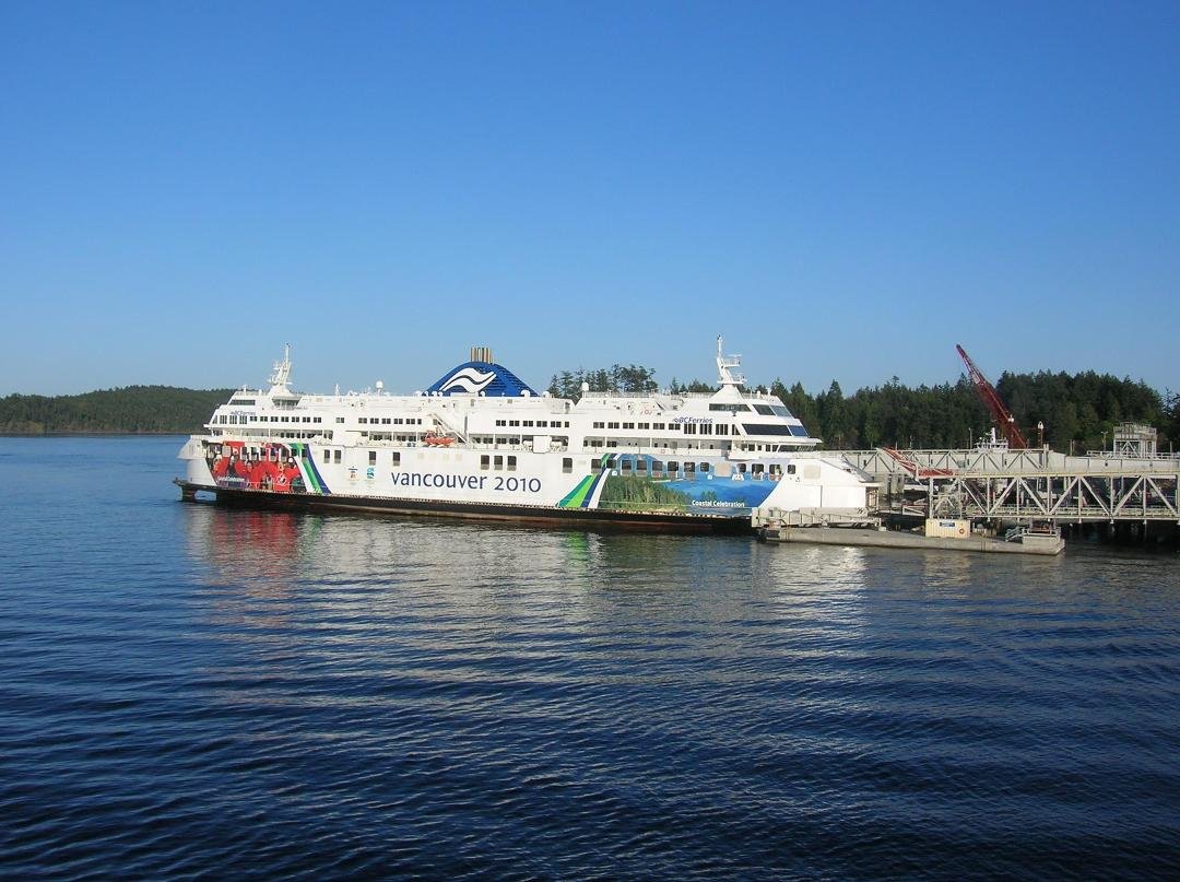 The BC Ferry that brought us to Vancouver Island, Victoria, and Butchard Gardens