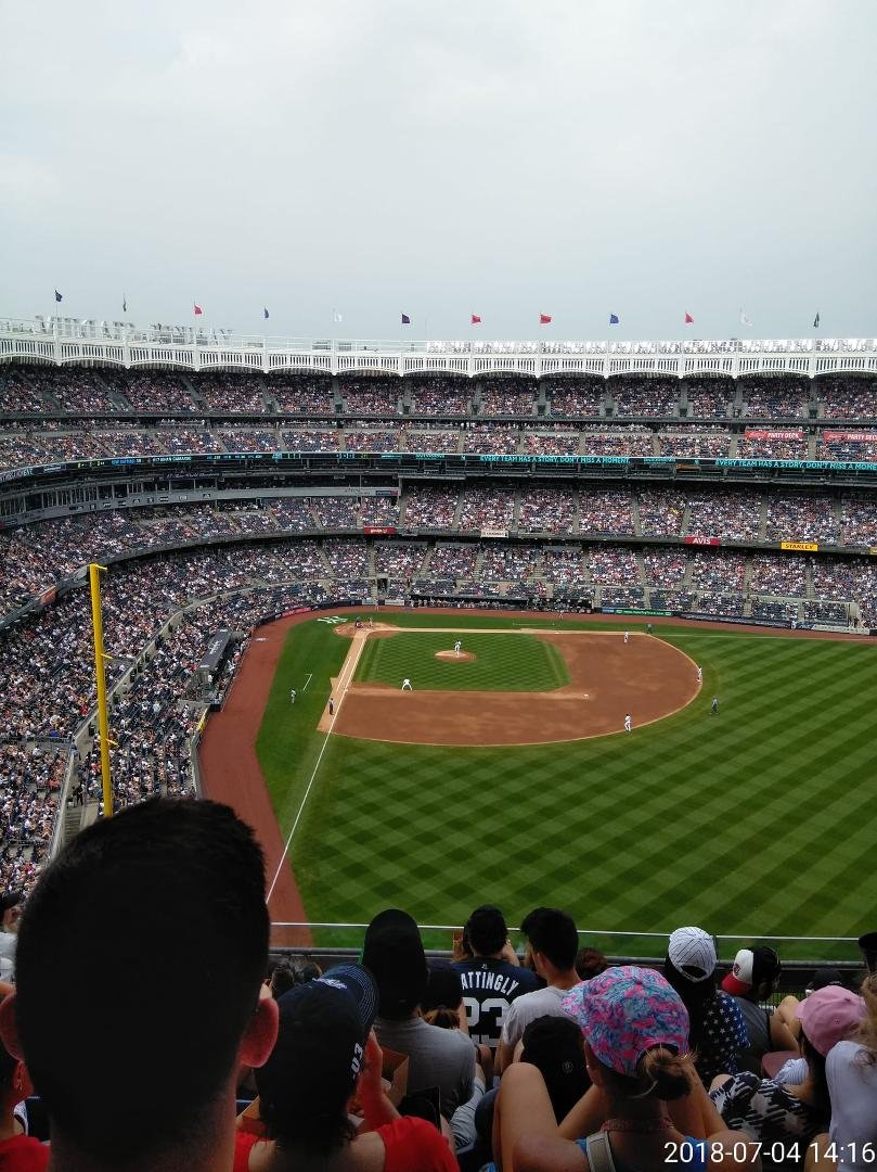 July 4th at Yankee stadium with my son and his son 3 generations😎