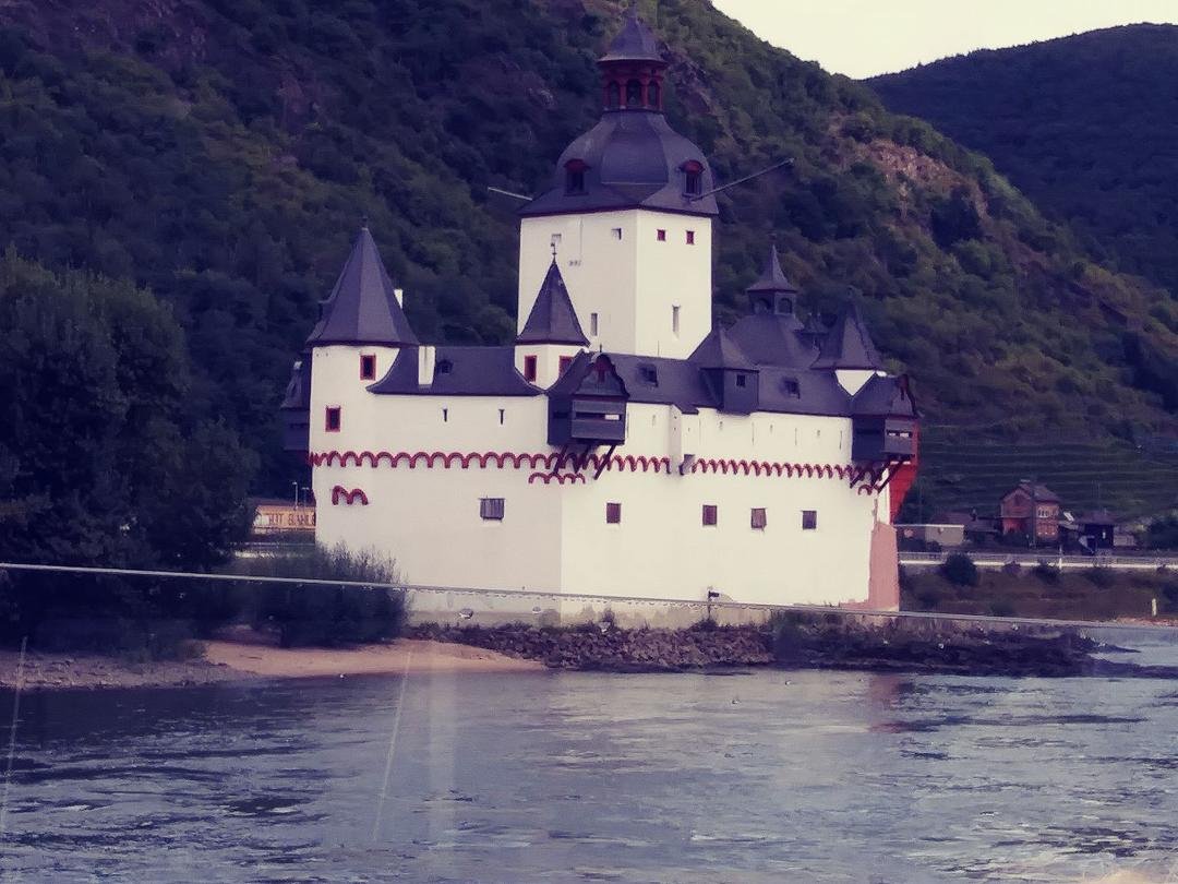 Castle in the middle of river