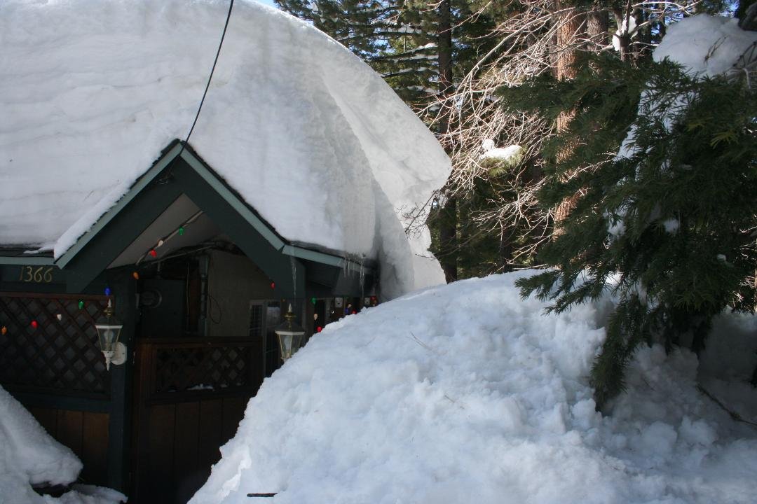 Yesterday roof snow