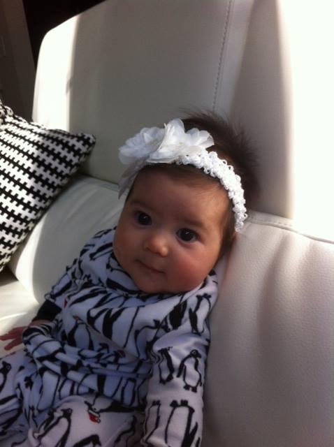 My granddaughter Ava, now 4 months old!