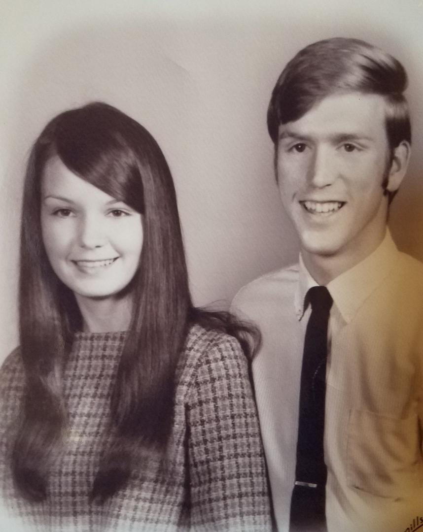 Fifty (gasp!)....yes 50 (!) years ago today, I made the easiest and best decision of my life!  The love of my life asked me to be his wife and I am blessed to say that "what was....still is!"  Thank you, Darling, for making